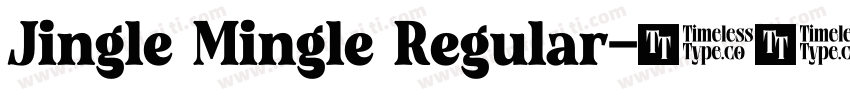 Jingle Mingle Regular字体转换